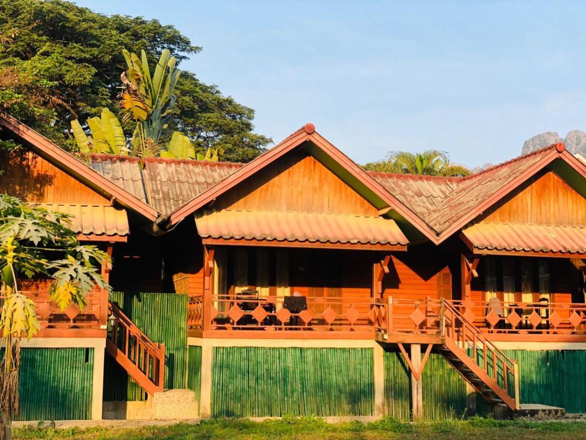 Bungalows Le Jardin Organique Ban Khouaphan Ngoại thất bức ảnh
