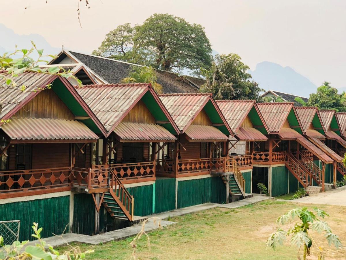 Bungalows Le Jardin Organique Ban Khouaphan Ngoại thất bức ảnh